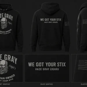 Haze Gray - Hooded Sweatshirt