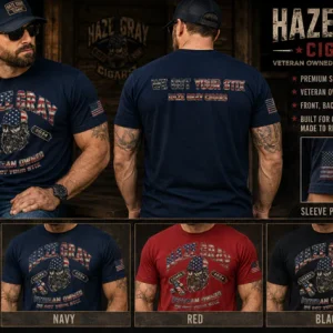 Haze Gray - WE GOT YOUR STIX PATRIOTIC T-SHIRT