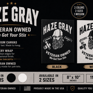 Haze Gray Premium Canvas Prints